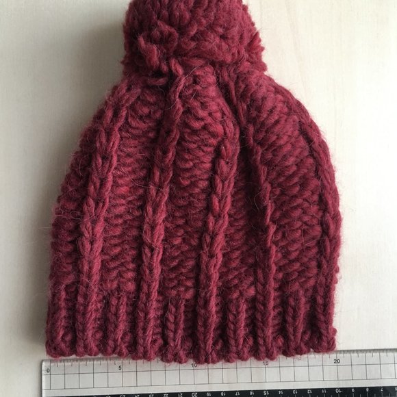 Made in Italy wool knitted hat beanie - Picture 2 of 2